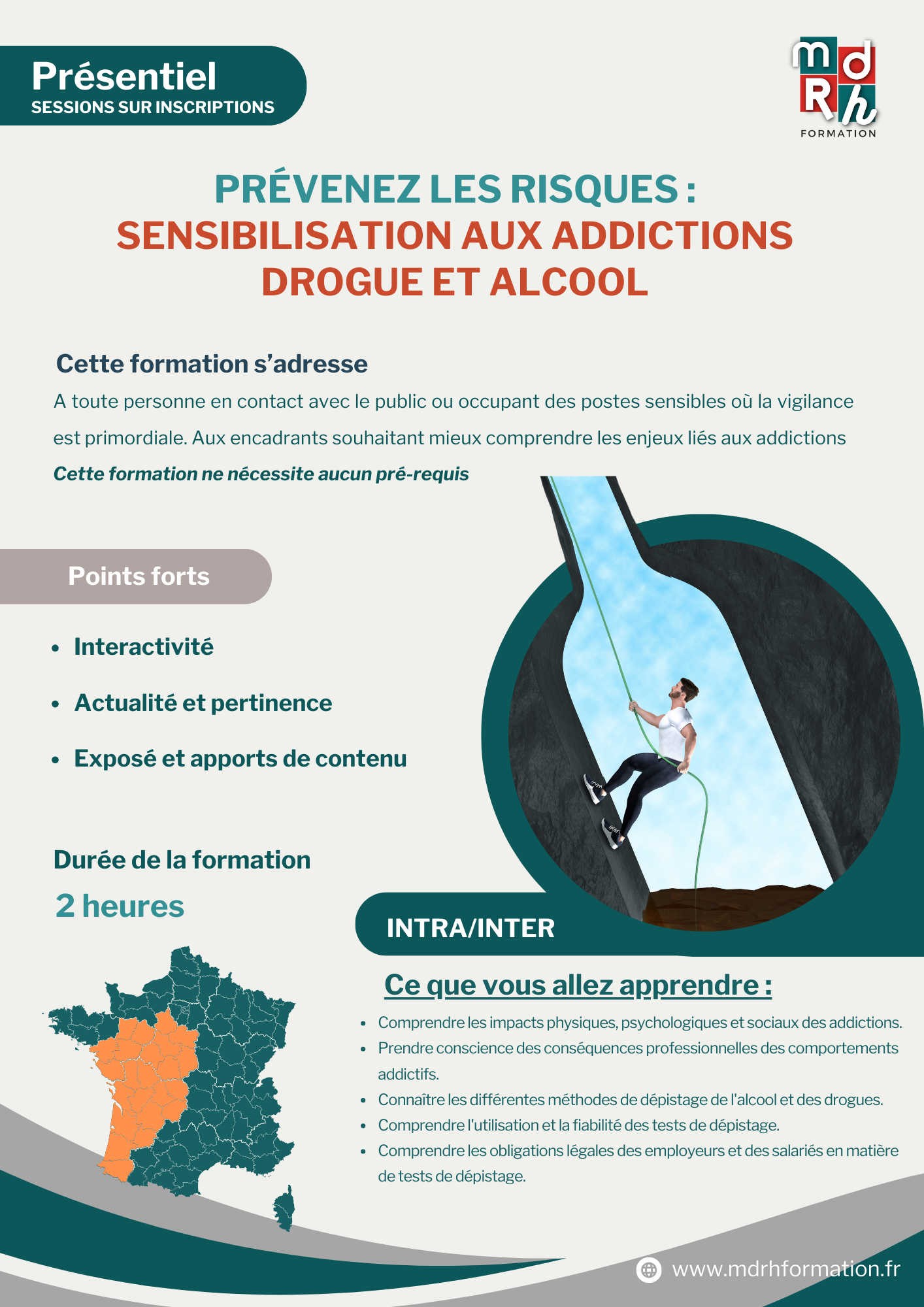 Mdrh Formation – Programmes - ADDICTION A L'ALCCOL ET DROGUES