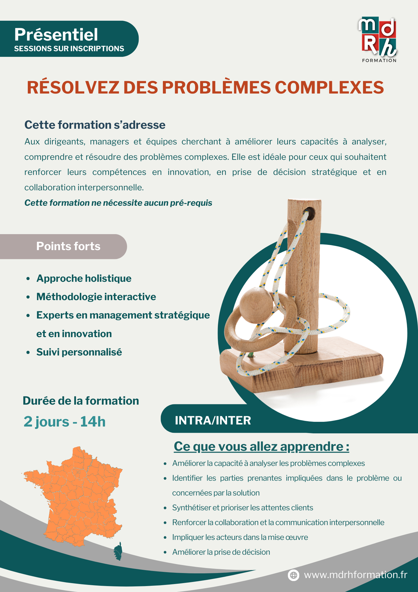 Mdrh Formation – Programmes - RESOLVEZ LES PROBLEMES COMPLEXES
