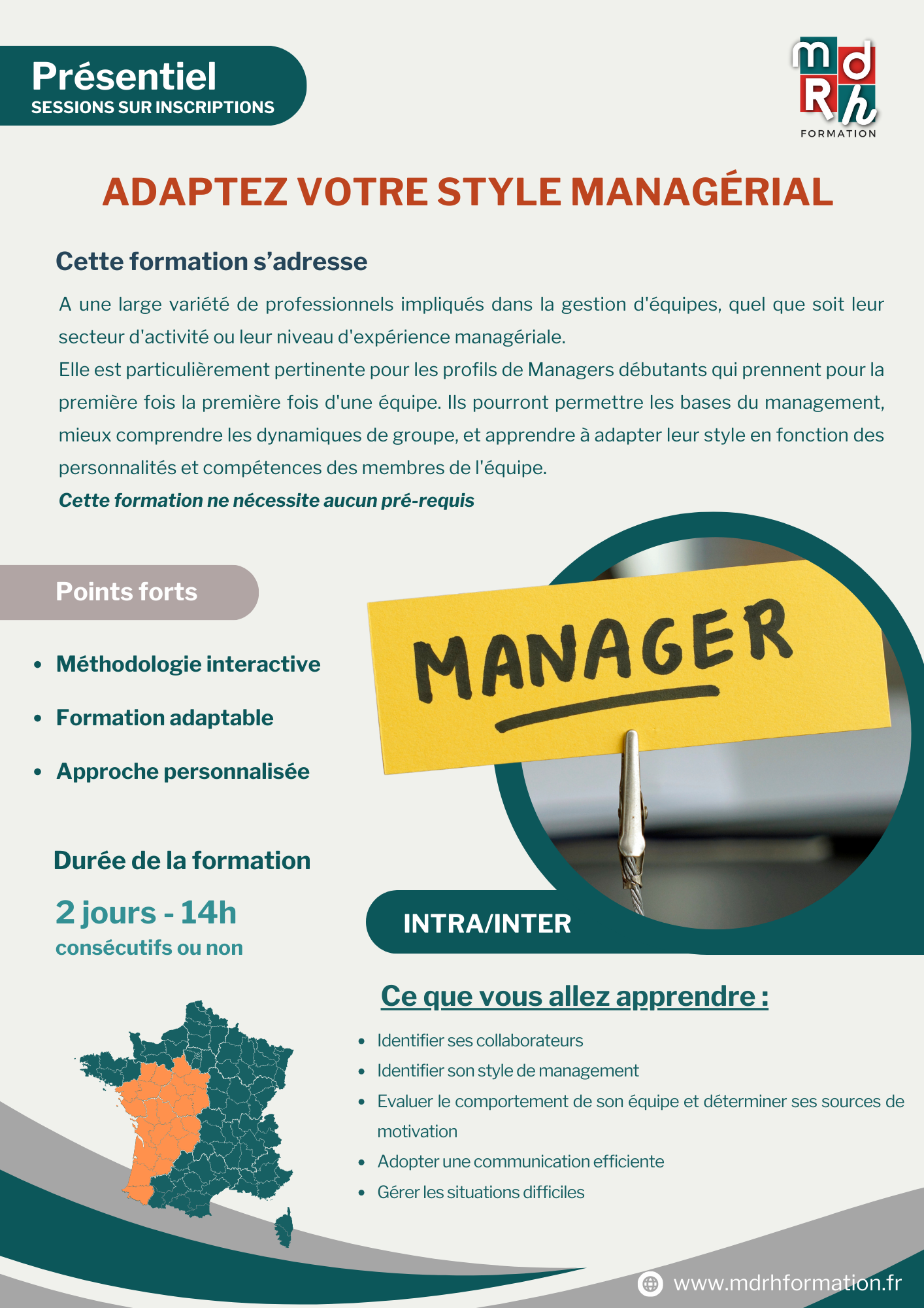 Mdrh Formation – Programmes- ADAPTEZ VOTRE MANAGEMENT