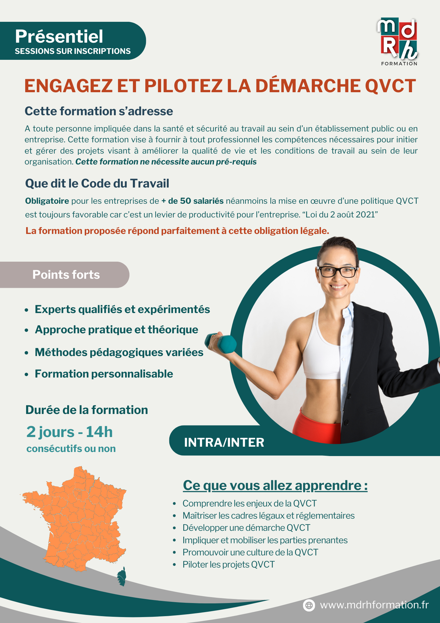 Mdrh Formation – Programmes - ENGAGEZ ET PILOTEZ LA DEMARCHE QVCT