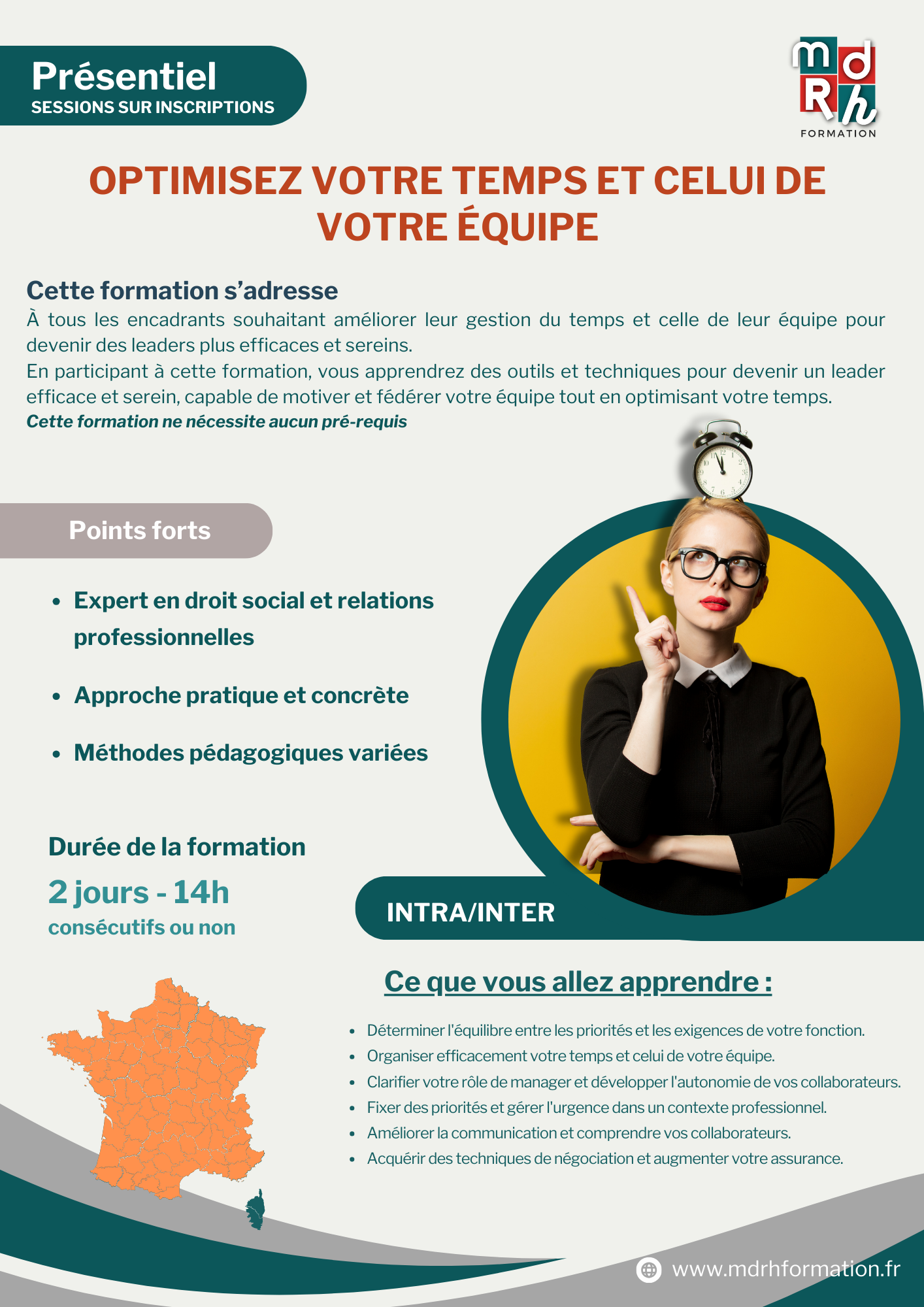 Mdrh Formation – Programmes - OPTIMISEZ VOTRE TEMPS