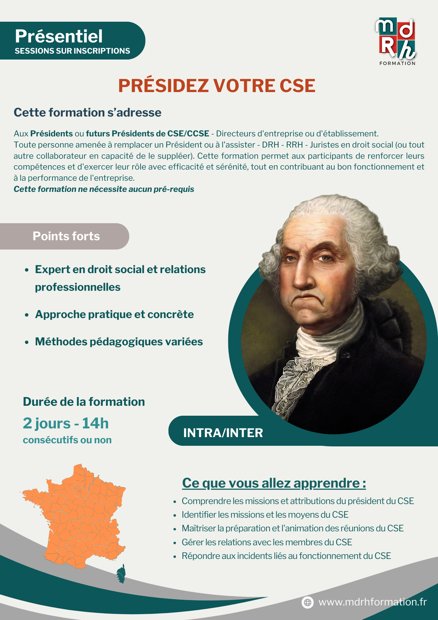 Mdrh Formation – Programmes - PRESIDEZ VOTRE CSE