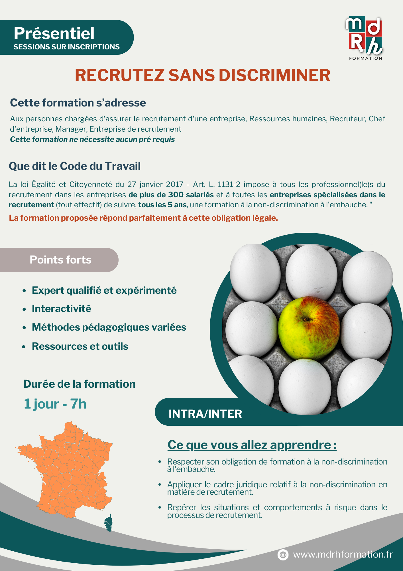 Mdrh Formation – Programmes - RECRUTEZ SANS DISCRIMNER