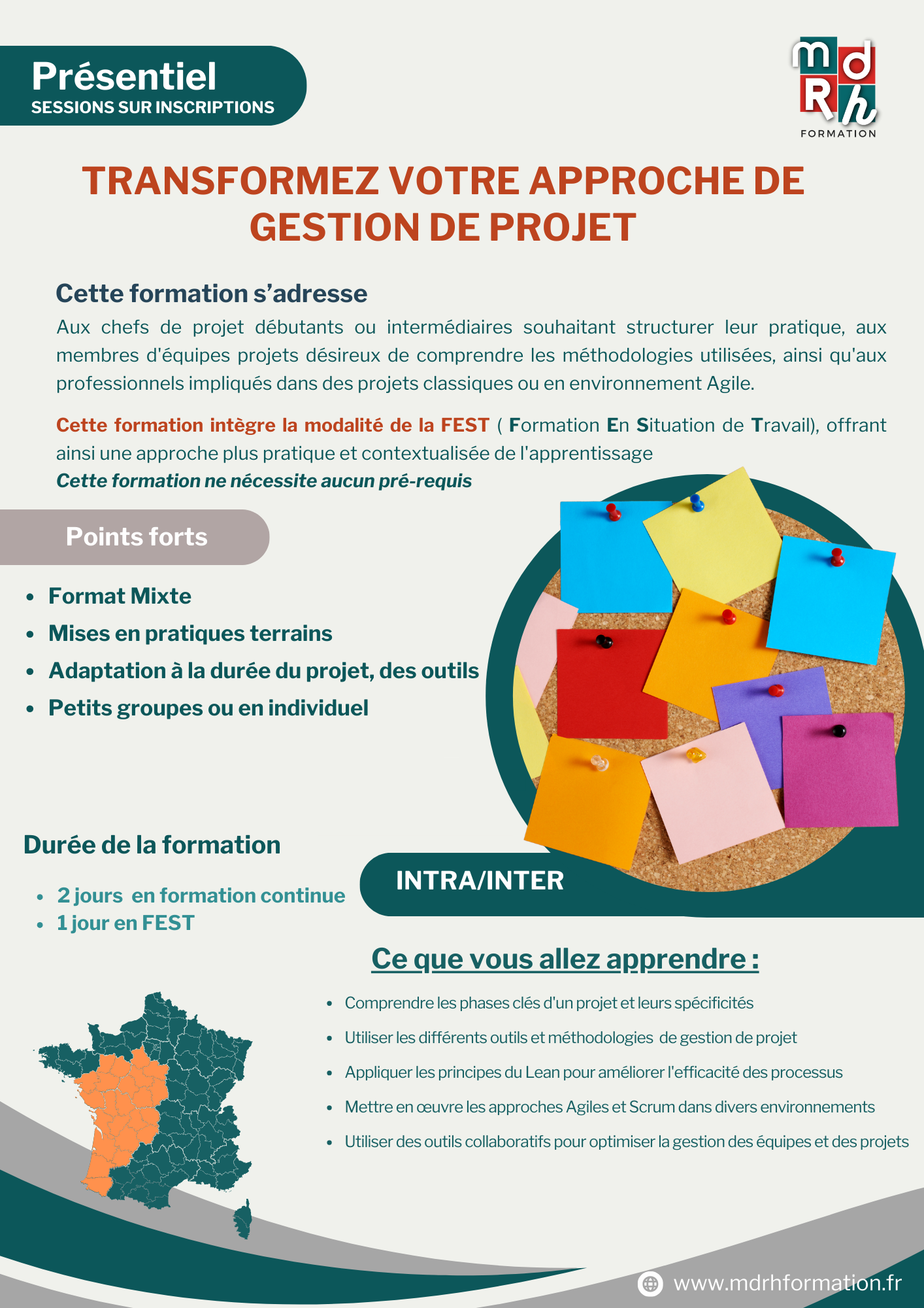 Mdrh Formation – Programme - GESTION DE PROJET